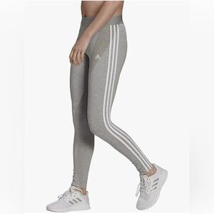 Adidas Essentials Leggings | Heather Grey | Woman XXL Tall